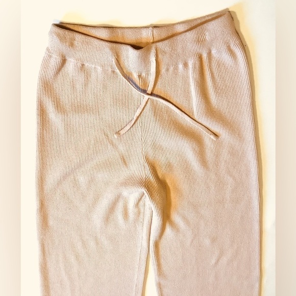 Small princess Polly wide leg forbidden stretchy ribbed blush knit pants - Picture 8 of 8